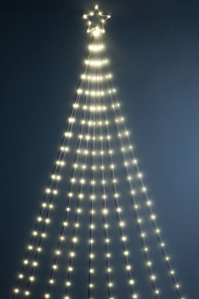 Albero di Natale Composizione Led 240 cm 8 Giochi di Luce da