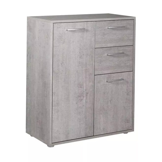 Credenza Moderna Multiuso con Armadietto e Cassetto 80x30x96,5 cm in Legno  Naturale – acquista su Giordano Shop