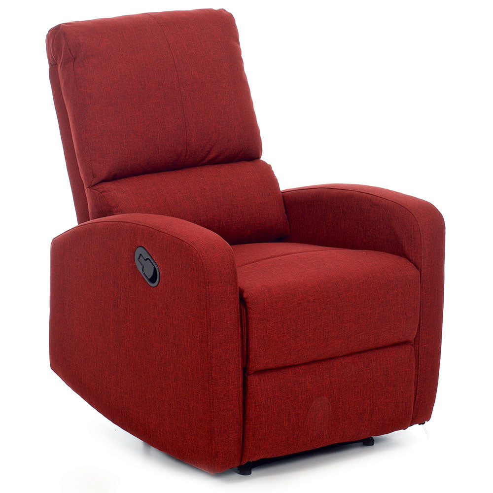 POLTRONA RELAX - MANUALE - FIORELLA - ROSSO - M0638-05