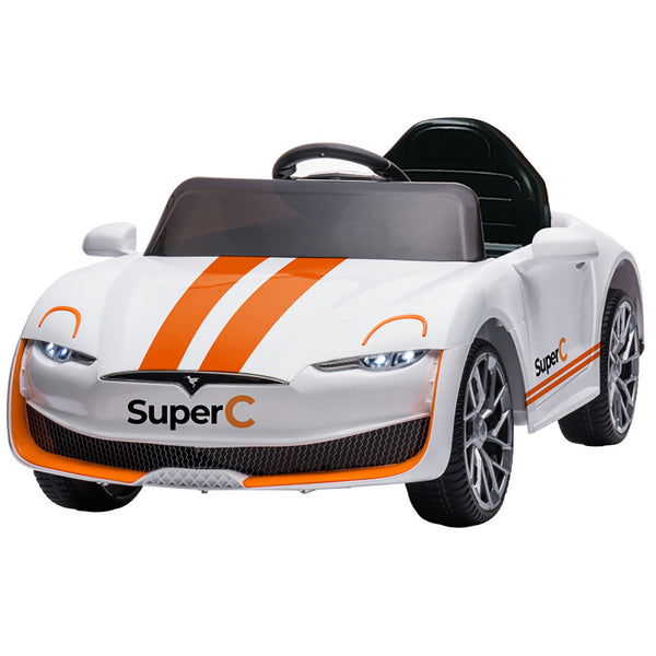 Macchina Elettrica per Bambini 12V Auto Super-C Bianca acquista