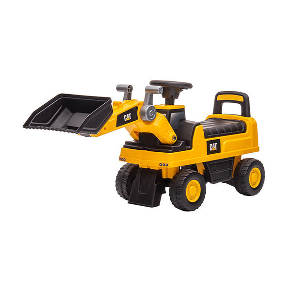 Escavatore Cavalcabile 88x28x48 cm per Bambini con Benna Manovrabile Caterpillar Giallo online