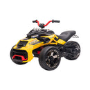 Mini Quad Elettrico per Bambini 3 Ruote 12V 7Ah Giallo -1