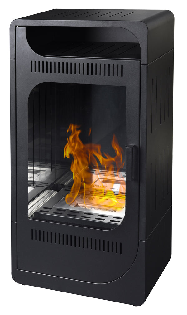 online Stufa a Bioetanolo da Interno 94,5x50x32 cm 3,5kW Fiammetta Ventilata Nera Seconda Scelta