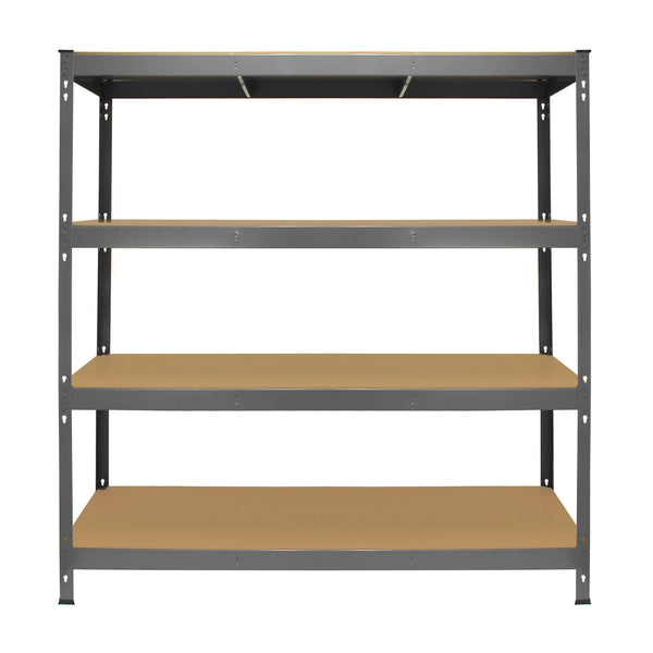 sconto Scaffale da Garage Senza Bulloni 160x60x160 cm in Acciaio Grigio