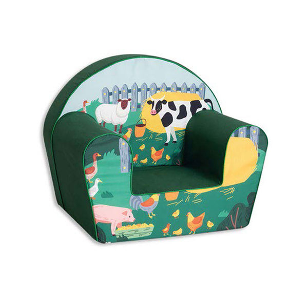 Poltroncina per Bambini 42x31x50 cm in Cotone Fattoria Verde online