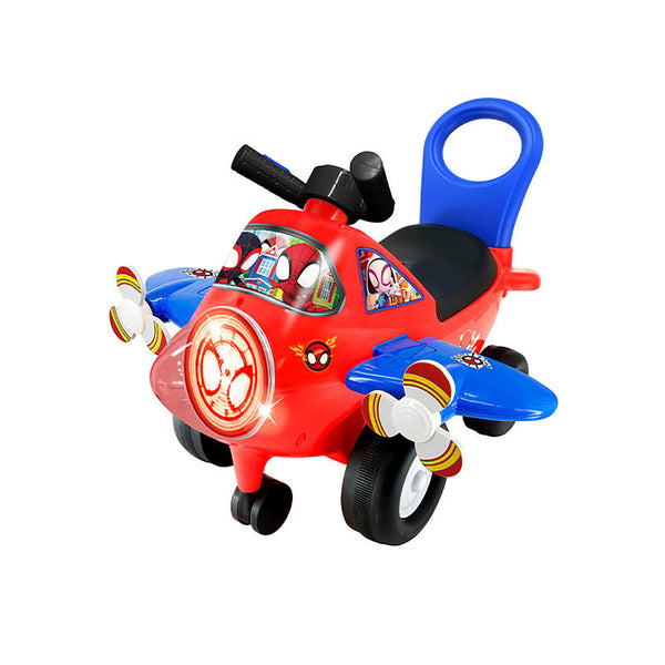 acquista Aereo Cavalcabile 54x46x38 cm per Bambini Spidey Rosso