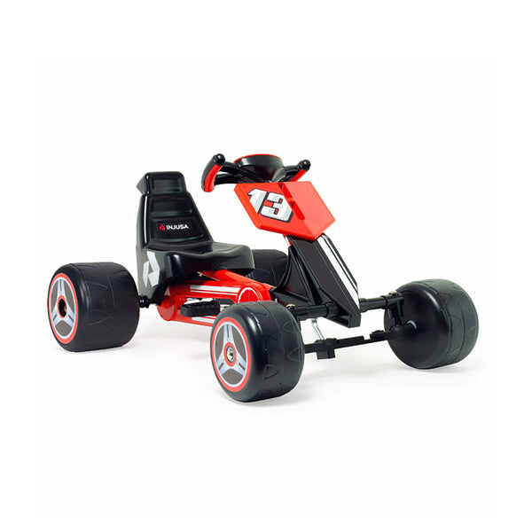 acquista Go-Kart a Pedali per Bambini 88x58x45 cm Cobra Rosso e Nero