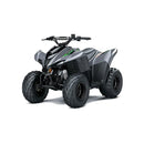 Quad Elettrico per Bambini 6V con Licenza Kawasaki KFX Grigio -1