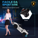 Macchina Elettrica per Bambini Licenza Lamborghini Revuelto 12V Guida Manuale e Telecomando Bianco -5