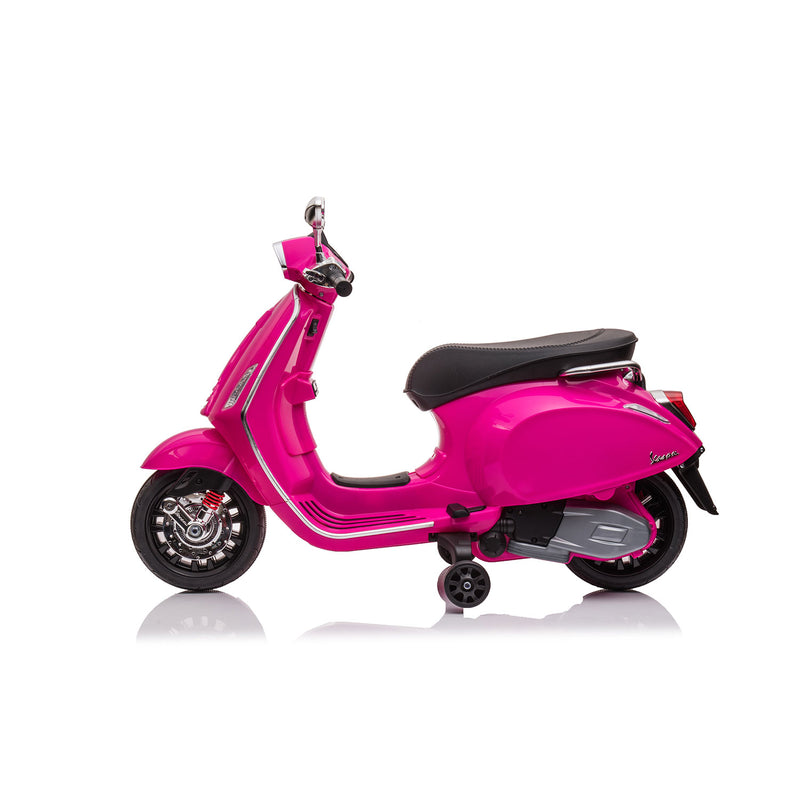 Piaggio Vespa Full Elettrica 12V per Bambini Rosa   -2