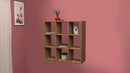 Libreria 9 Ripiani 90x25x90 cm Maruska Quercia Wotan-2