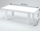 Tavolo Allungabile 160/210x90x75 cm Jesi Bianco Lucido-4