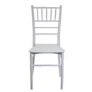 Sedia 40x43xh90 cm in Resina Chiavari Bianco-2