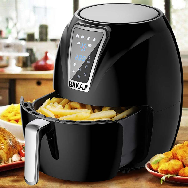 Friggitrice Aria Calda Digitale Senza Olio Airfryer 3,2 Lt Frigge Cuoce 1300W-1