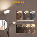 Lampada PIantana da Terra Touch LED 36W 2000Lm 2 Luci Dimmerabile + Telecomando-3