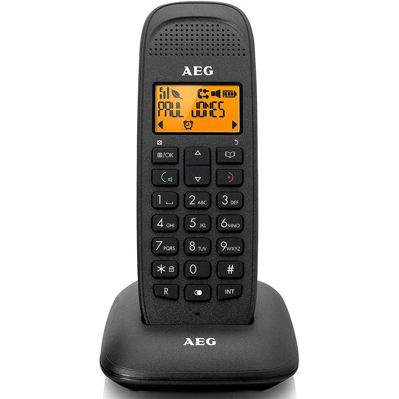 Telefono Cordless AEG Voxtel D81 DECT con Display 1,6'' LCD Nero-2