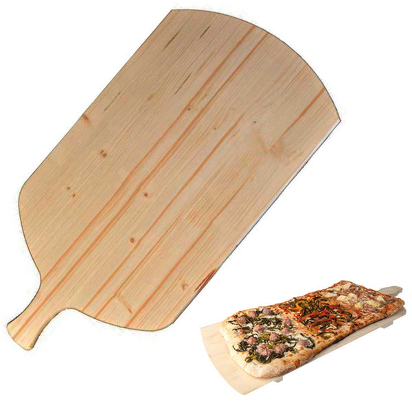 Tagliere Per Pizza a Metro Teglia Vassoio Legno Rettangolare Con Manico 82x36cm online