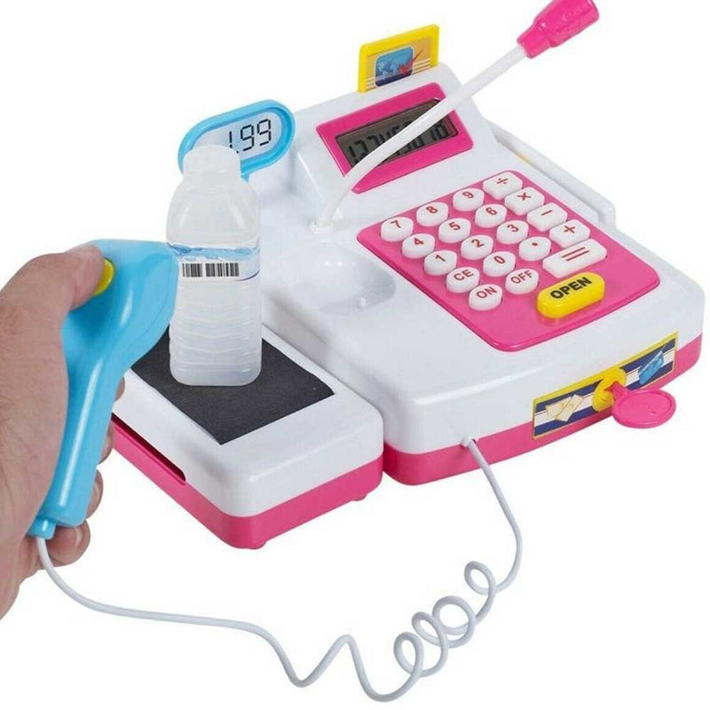 Registratore di Cassa Digitale con Scanner e Calcolatrice Giocattoli per Bambini-4