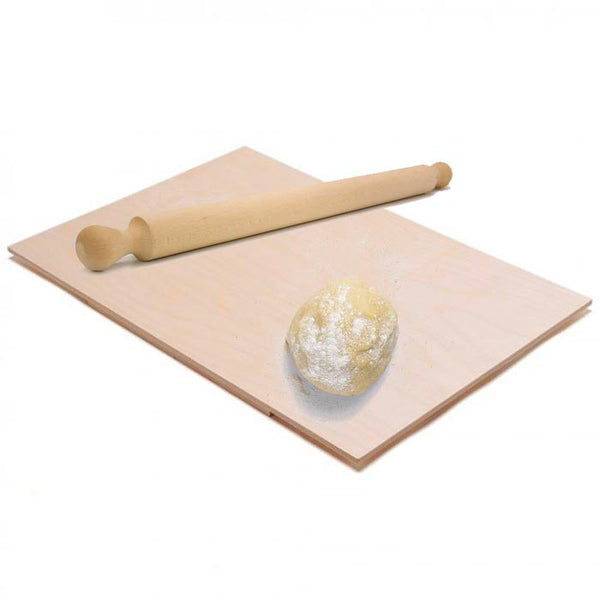 sconto Asse Per Impastare Spianatoia In Legno Con Mattarello Pasta Pizza 50x30 cm