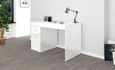 Scrivania 1 Anta 1 Cassetto 100x60x75 cm Sliding Larice bianco-2