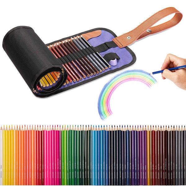 Kit Matite Colorate 74 Pezzi Schizzo e Disegno Artista Professionale Portatile online