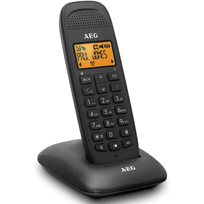 Telefono Cordless AEG Voxtel D81 DECT con Display 1,6'' LCD Nero-4