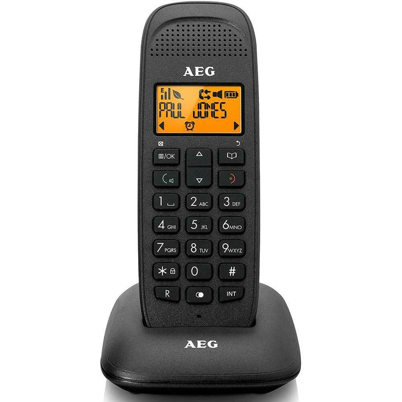 Telefono Cordless AEG Voxtel D81 DECT con Display 1,6'' LCD Nero-5