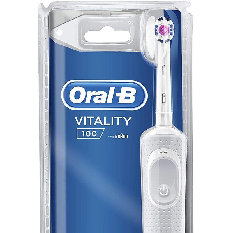 Spazzolino Elettrico Denti Vitality 100 3D White a Batteria Ricaricabile con Timer Oral-B-5
