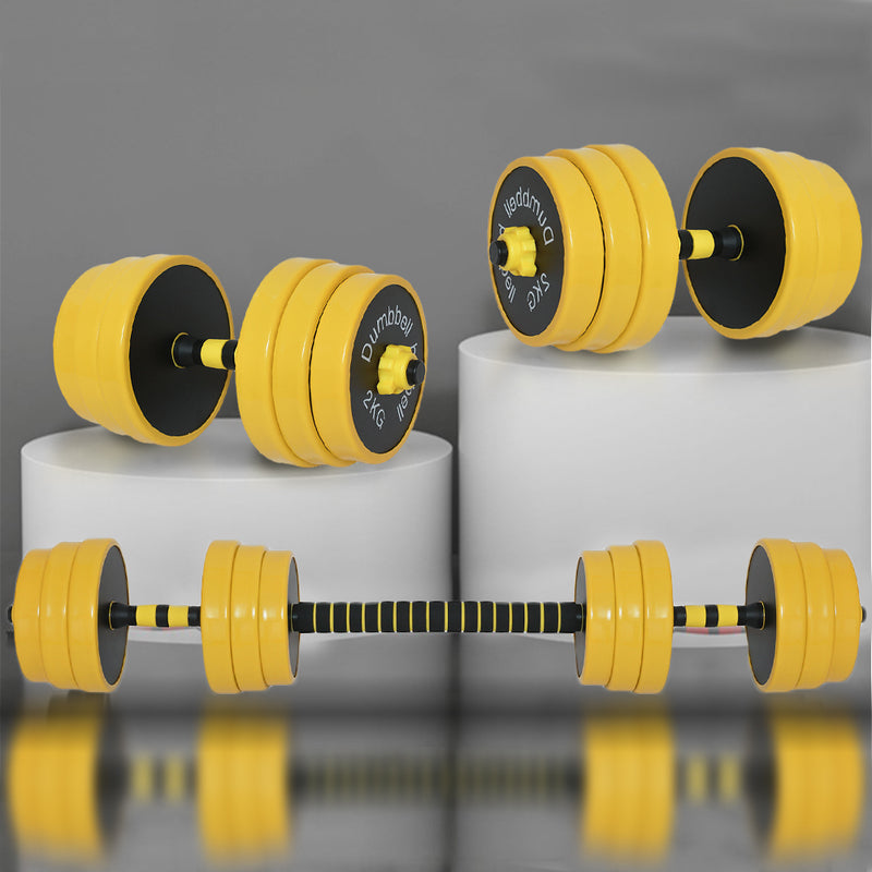 Set Manubri da 30kg (4x2.75kg+4x2.5kg+4x2kg) Bilanciere Pesi Fitness Allenamento-5