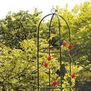 Supporto per Piante Rampicanti Obelisco Piramide da Giardino Altezza 185cm Verde-4