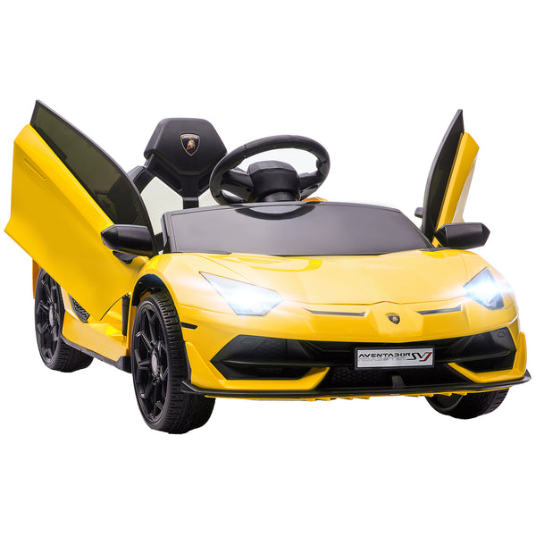 acquista Macchina Elettrica per Bambini Licenza Lamborghini Aventador SVJ Roadster 12V Giallo