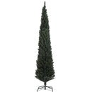 Albero di Natale Artificiale 225 cm 538 Rami Slim Salvaspazio Verde-1