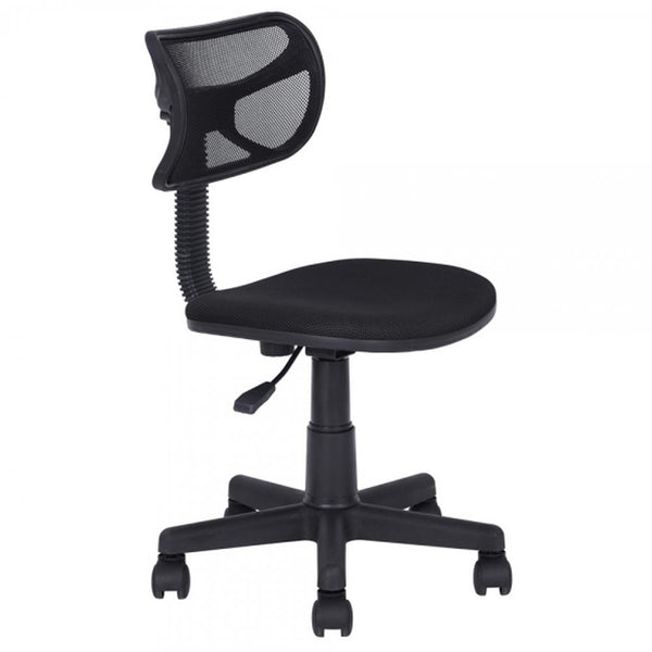 acquista Sedia Girevole 5 Ruote Ufficio Cameretta Scrivania Schienale Ergonomico Nero