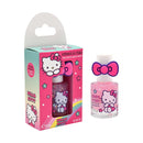 Set 18 Smalti Hello Kitty con Anello per Bambini a Base Acqua 9 ml Rosa Chiaro-4