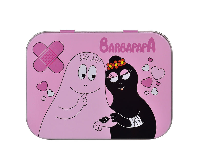 Set 12 Box Barbapapà per Bambini con 24 Cerotti Ciascuno 2 Misure in Metallo-3