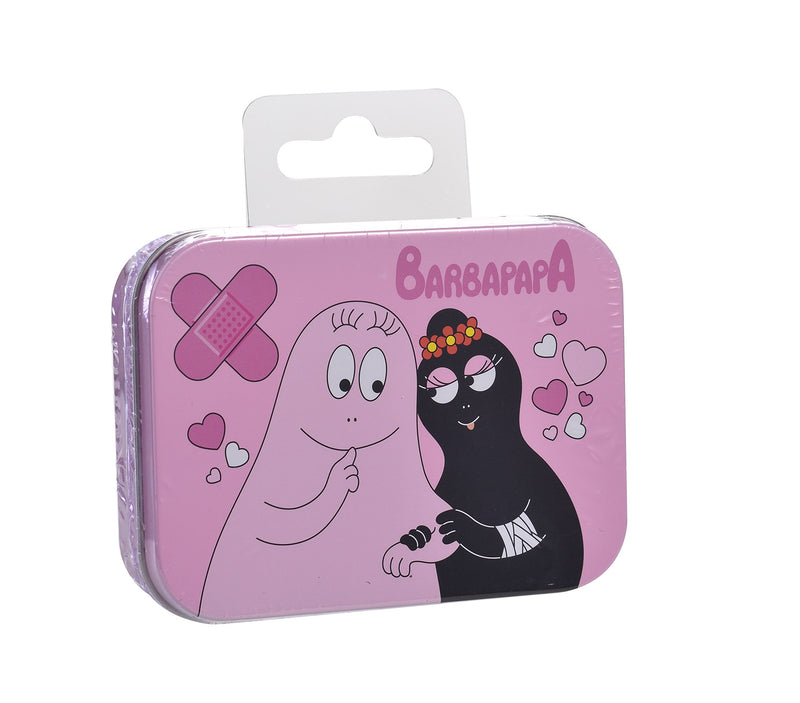 Set 12 Box Barbapapà per Bambini con 24 Cerotti Ciascuno 2 Misure in Metallo-5