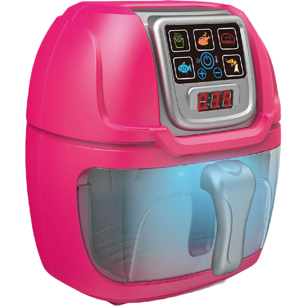 Friggitrice ad Aria Giocattolo per Bambini Rosa con Accessori Playset da Cucina prezzo