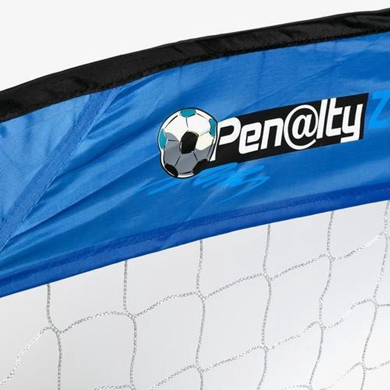 Porta Da Calcio Apertura Pop-Up 122x66cm Sport Esterno Calcetto Blu Penalty Zone-4
