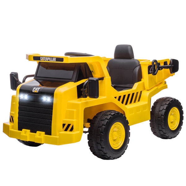 Camion Giocattolo Licenza Caterpillar 110x70,5x61,5 cm con Telecomando Fari Secchio e Pala Giallo sconto