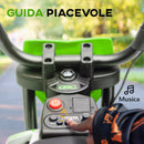 Moto Elettrica per Bambini con Rotelle e Indicatore di Carica Verde  -7