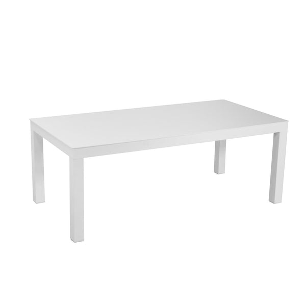 Tavolino 120x60xh45 cm in  Alluminio Bianco online