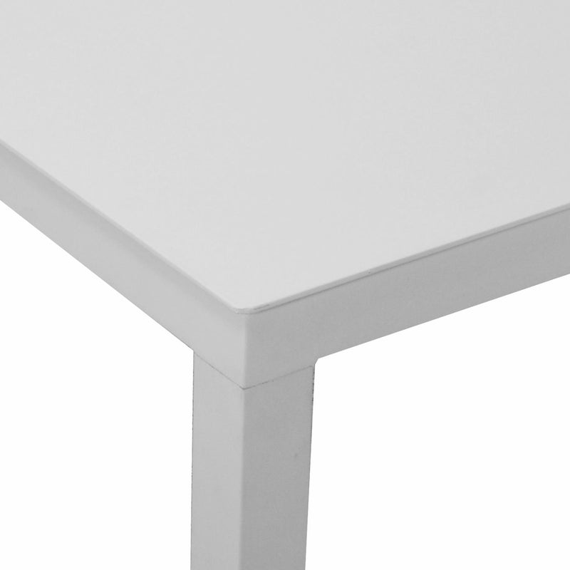 Tavolino 120x60xh45 cm in  Alluminio Bianco-3