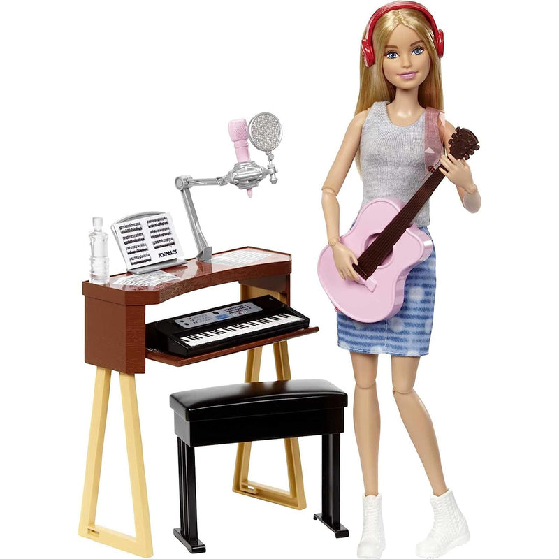 Barbie Musicista Accessori Tastiera e Chitarra Giocattolo Articolato Idea Regalo-1