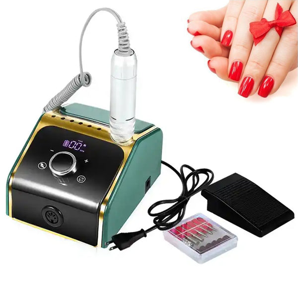 Fresa Elettrica per Unghie Lima Professionale Manicure Pedicure 6 Accessori 50 W online