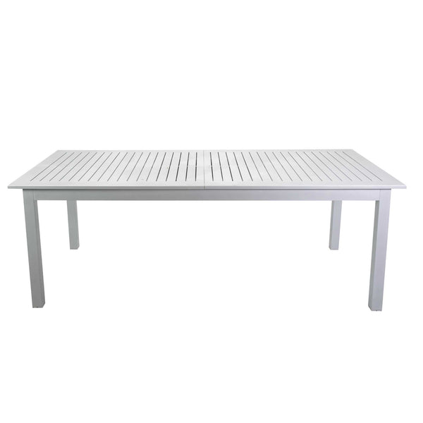 Tavolo Allungabile da Giardino 150/210x89xh75 cm in Alluminio Monterey Bianco online