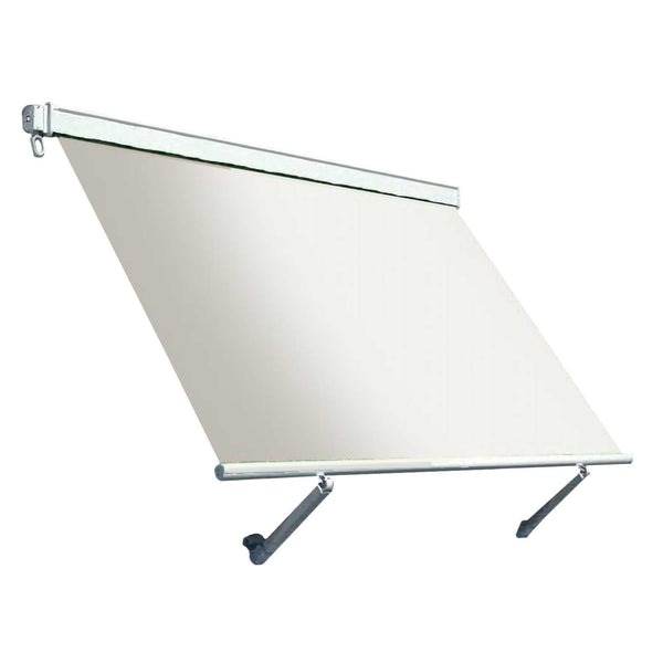 Tenda da Sole Avvolgibile Manuale 150x250 cm in Alluminio e Poliestere Beverly Beige sconto