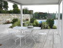 Tavolo da Giardino 160x90xh72 cm in Metallo New Old Bianco-2