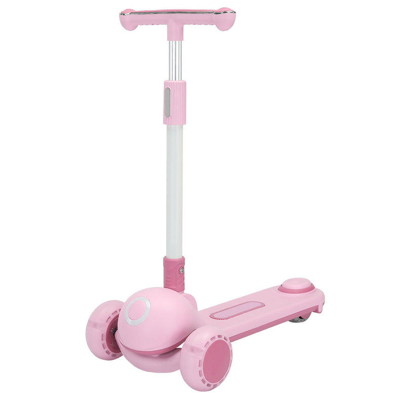 Monopattino 3 Ruote BUGGY con Ruote Luminescenti Rosa  -1