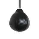 Speed Bag a Parete per Boxe e MMA ad Altezza Regolabile con Asta 79x72x20 cm in Acciaio e PU Nero-9