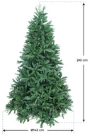 Albero di Natale Artificiale Vanzetti Pino del Gargano Verde Varie Misure